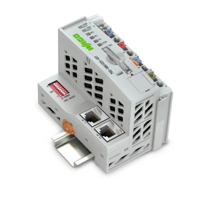 WAGO Kontroler Ethernet - 3-generacija - SD kartica Telecontrol tehnologija - za ekstremne temperature - 750-880-025-001